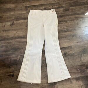 NWF Free People Movement Valencia Ski Flare Pants White Sz M